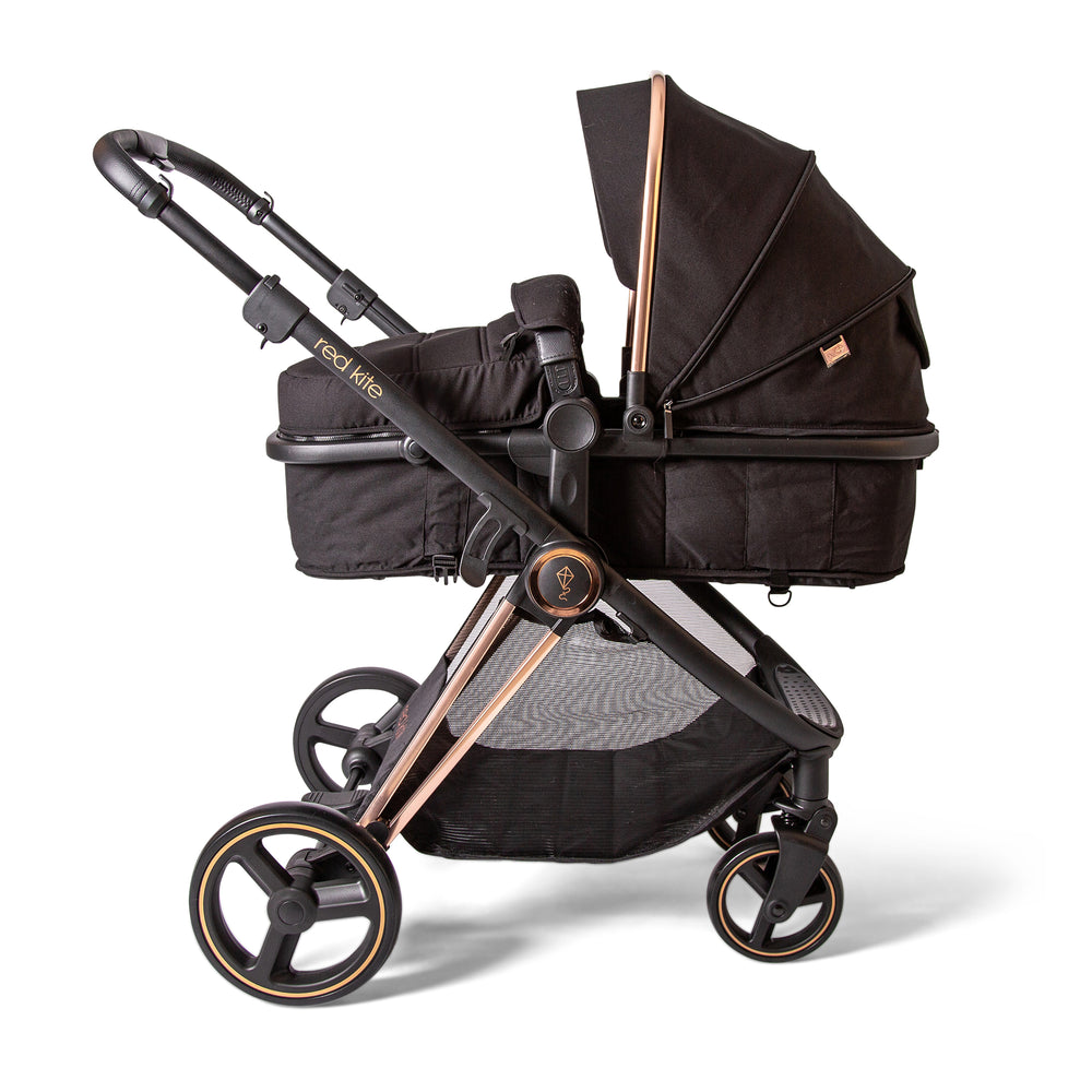 Red Kite Push Me Pace Amber 3 in 1 Travel System carrycot