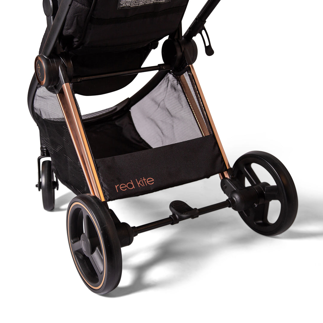 Red Kite Push Me Pace Amber 3 in 1 Travel System shopping basket