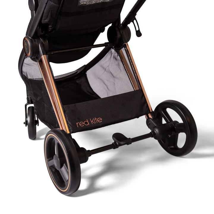 Red Kite Push Me Pace Amber 3 in 1 Travel System shopping basket