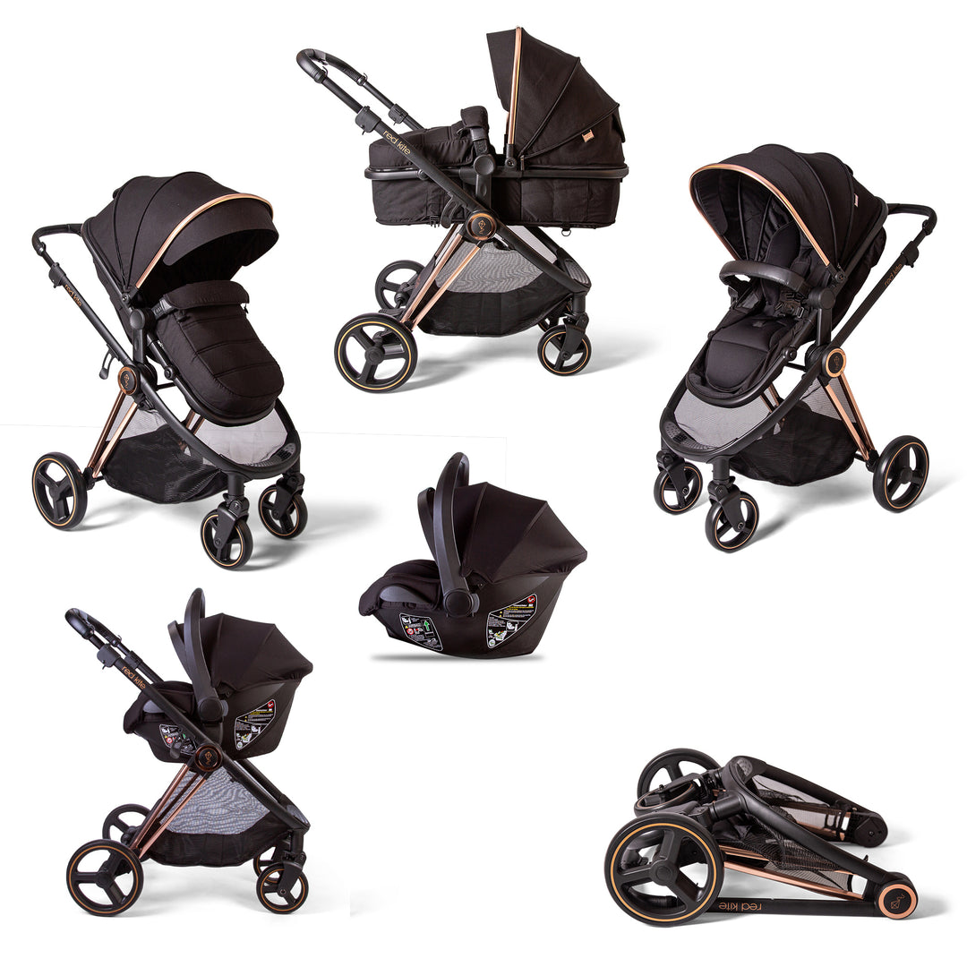 Red Kite Push Me Pace Amber 3 in 1 Travel System