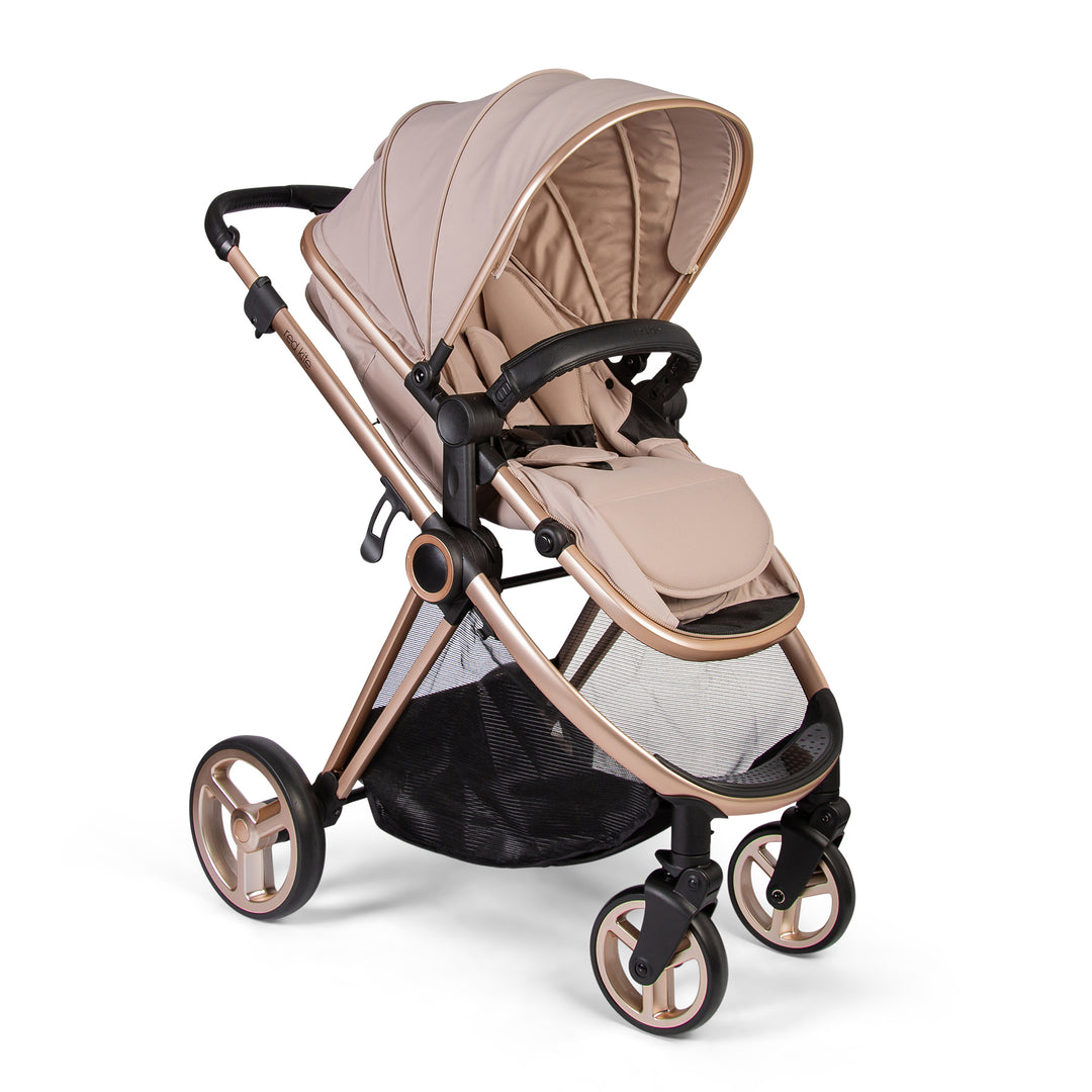 Red Kite Push Me Pace 3 in 1 Travel System in Latte seat unit without footmuff