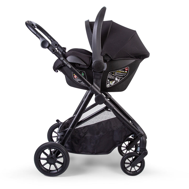 Red Kite Push Me Savanna Travel System in Grey Car Seat