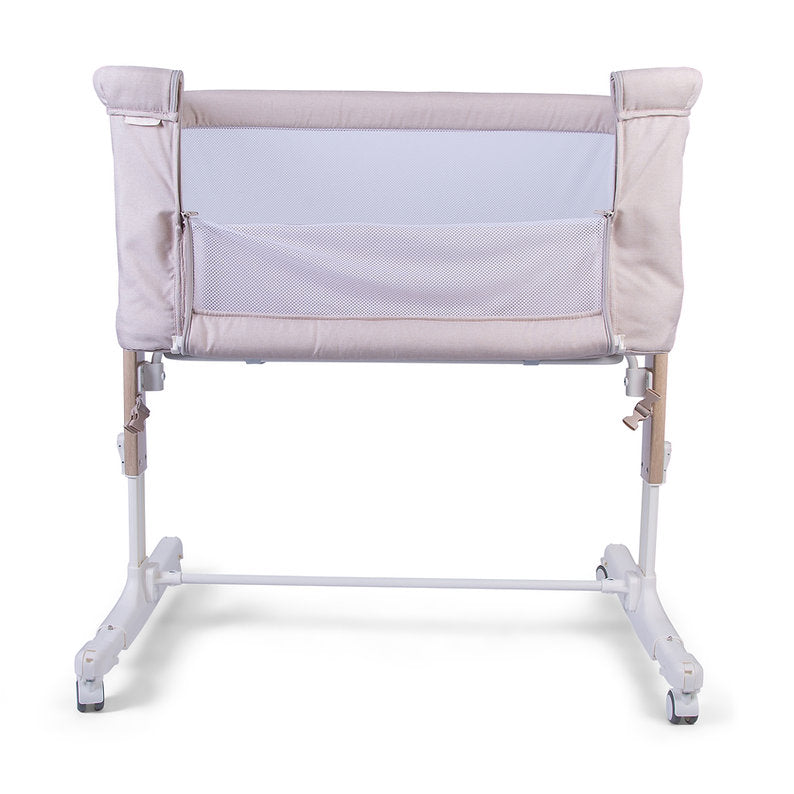 Red Kite Rockabye Bedside Crib on a white background