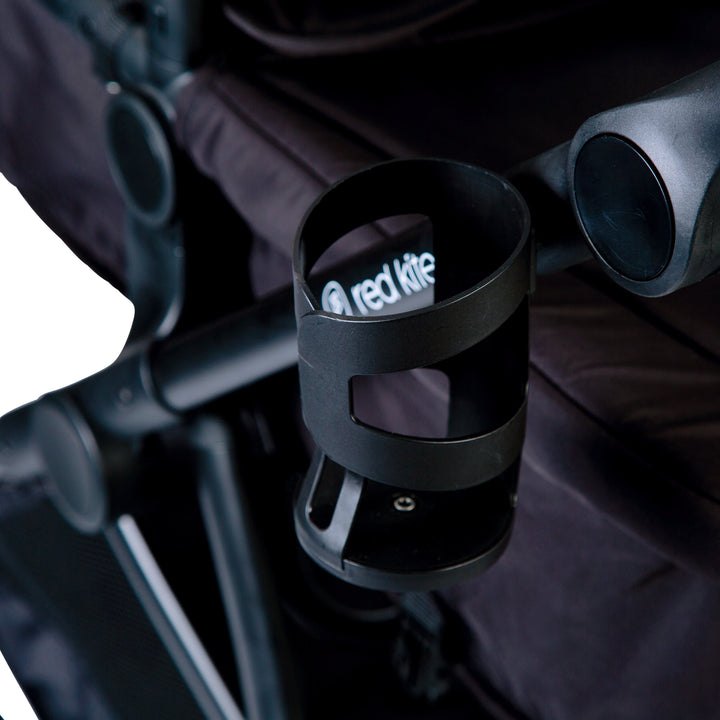Red Kite Push Me Savanna Travel System in Black cup holder