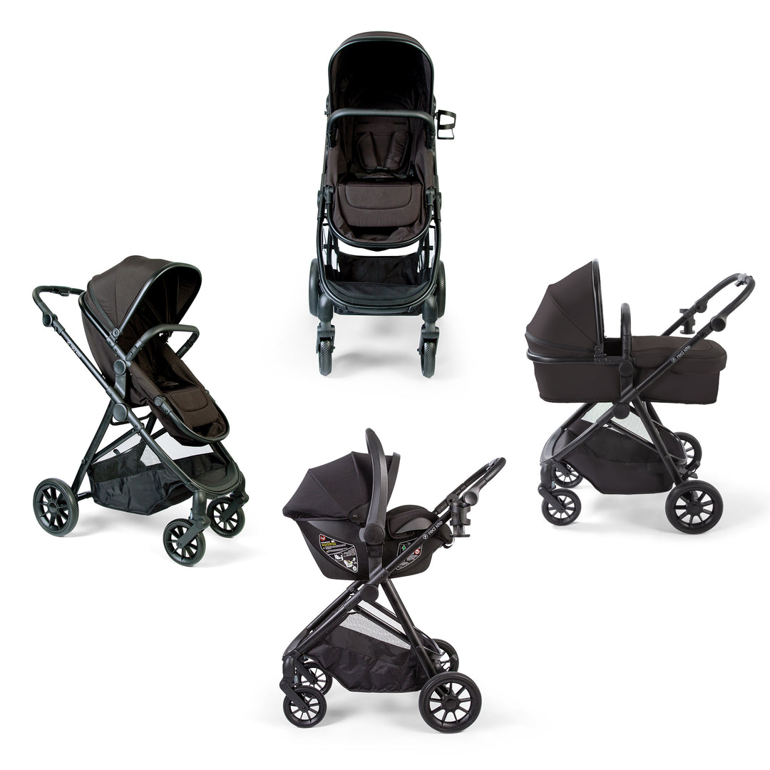 Red Kite Push Me Savanna Travel System in Black