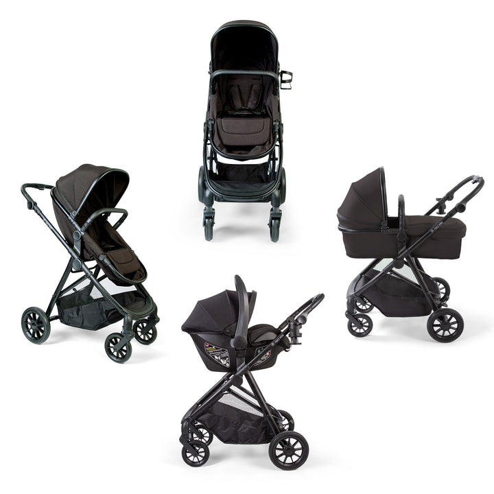 Red Kite Push Me Savanna Travel System in Black