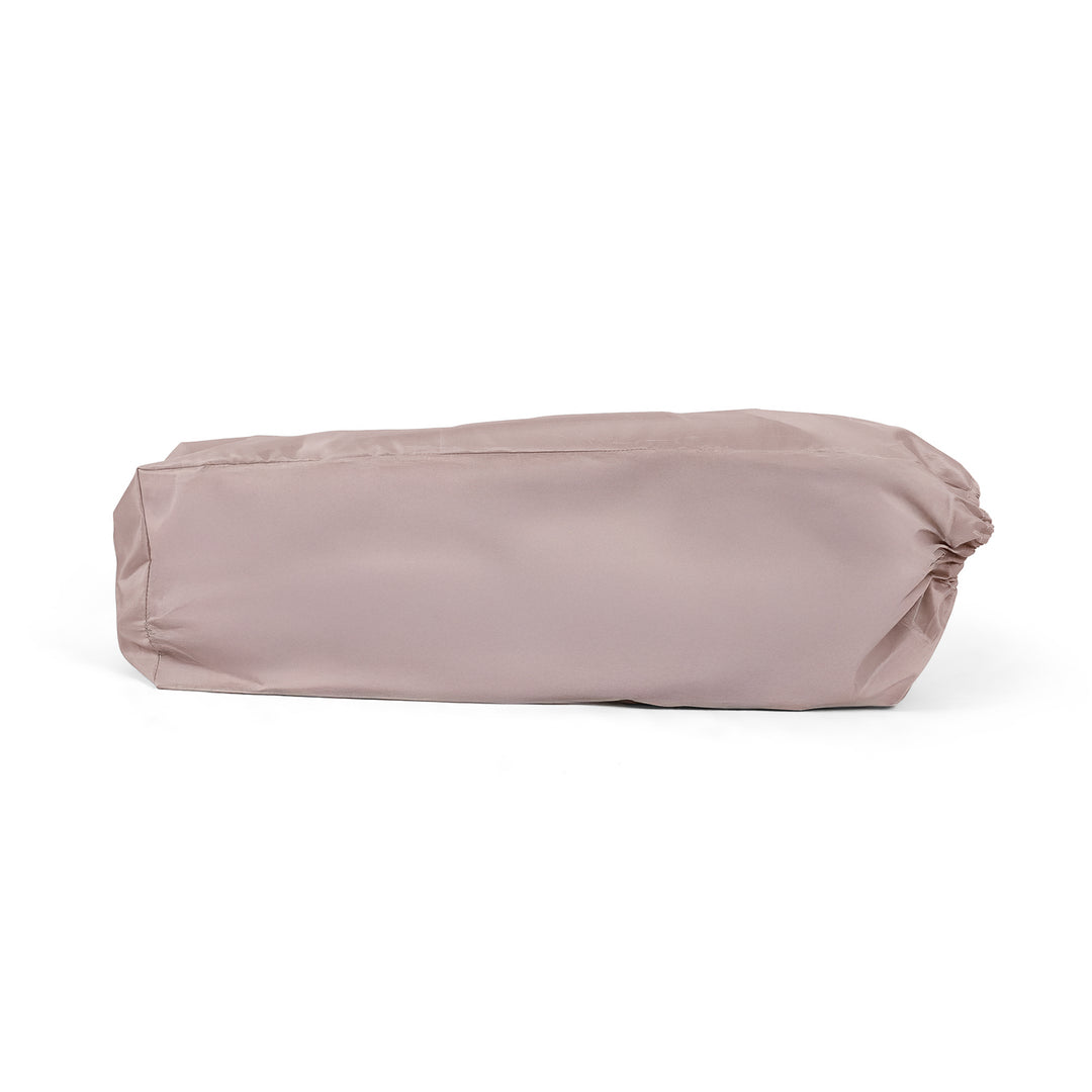 Red Kite Sleepsound Easifold Travel Cot in Oatmeal folded in carry bag