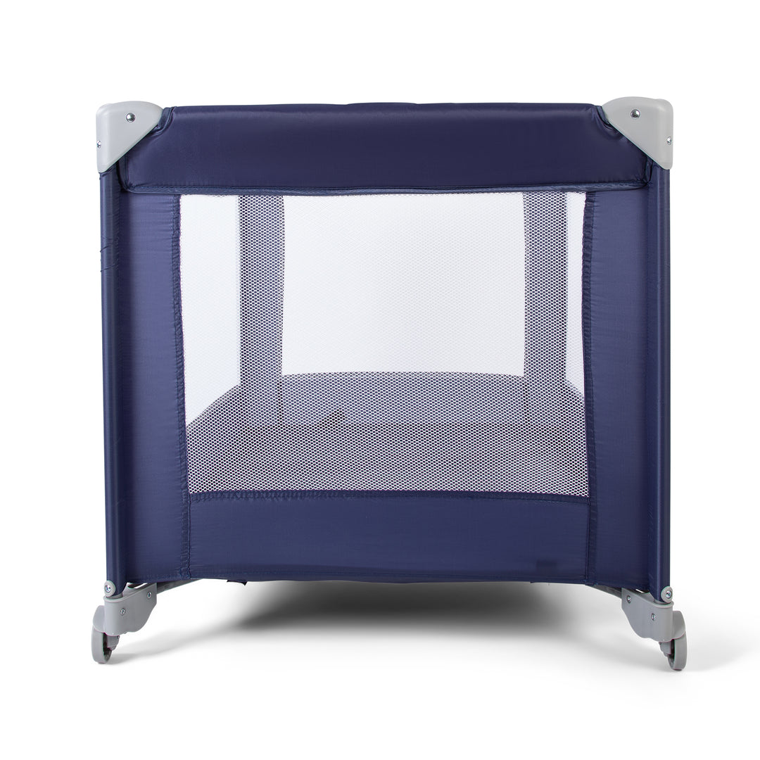 Red Kite Sleeptight Travel Cot in Blueberry side image