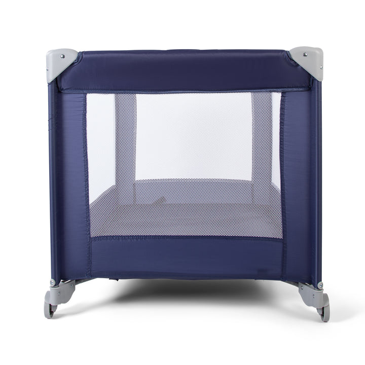 Red Kite Sleeptight Travel Cot in Blueberry side image