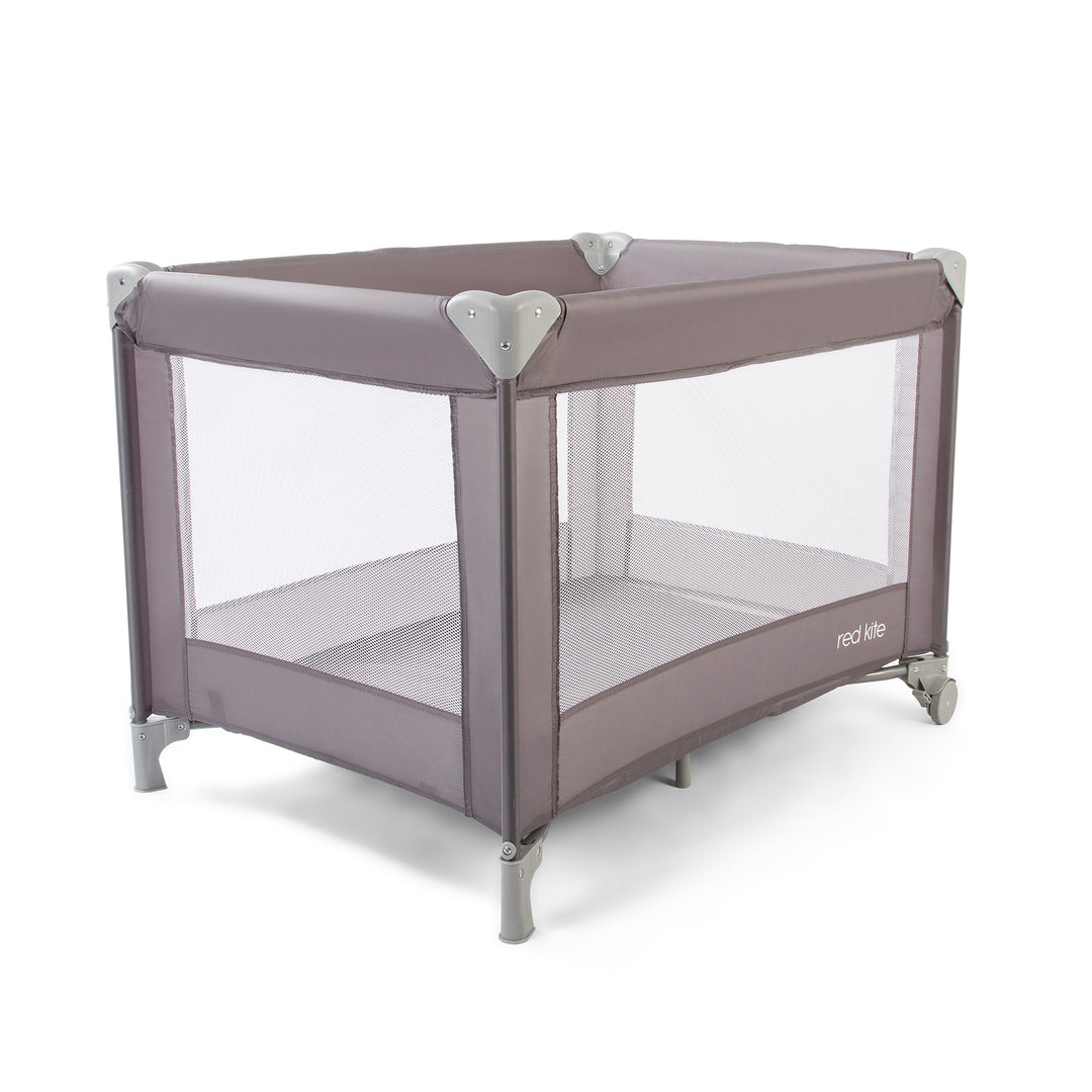 Red Kite Sleeptight Travel Cot in Grey  horizontal image