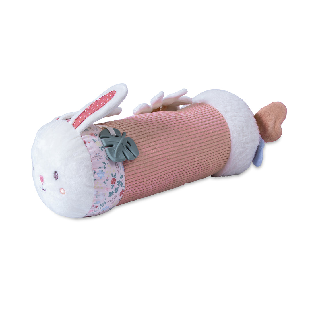 Red Kite Tummy Time Roller Rose & Ivy with bunny face