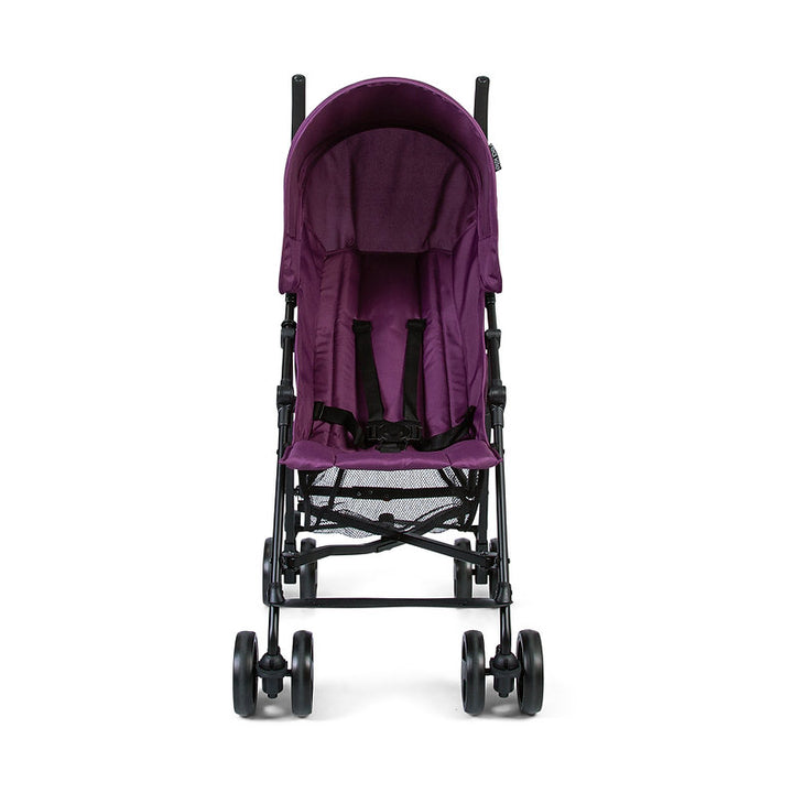 Red Kite Push Me 2U Plum stroller on a white background