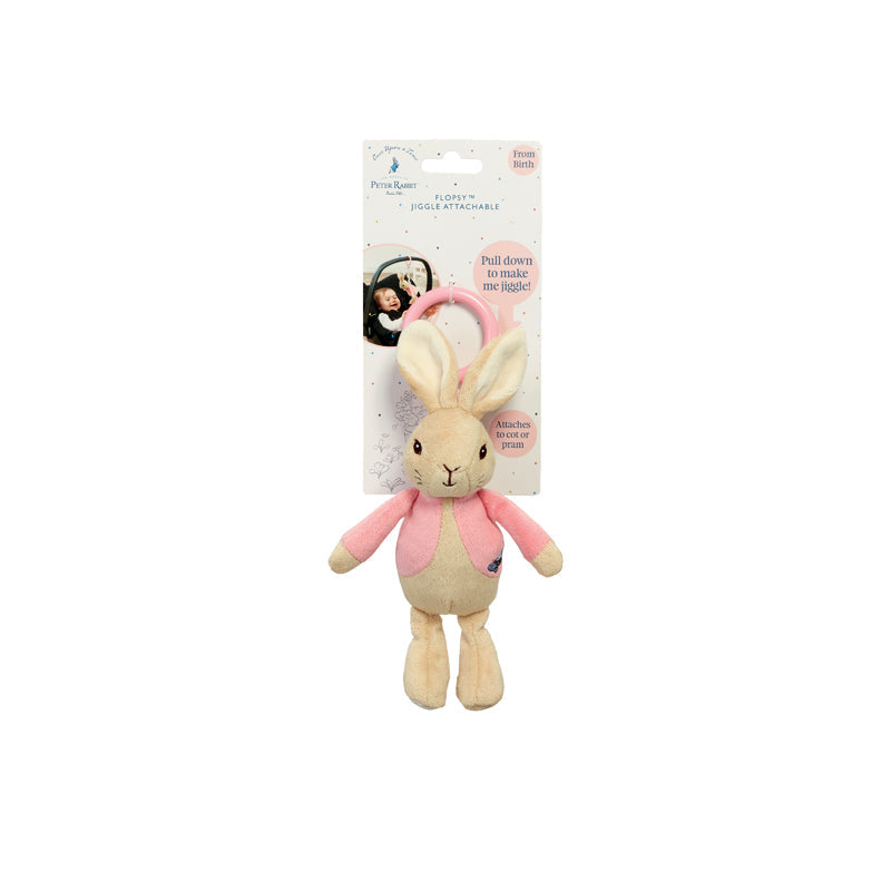 Flopsy Bunny Jiggle Attachable Toy