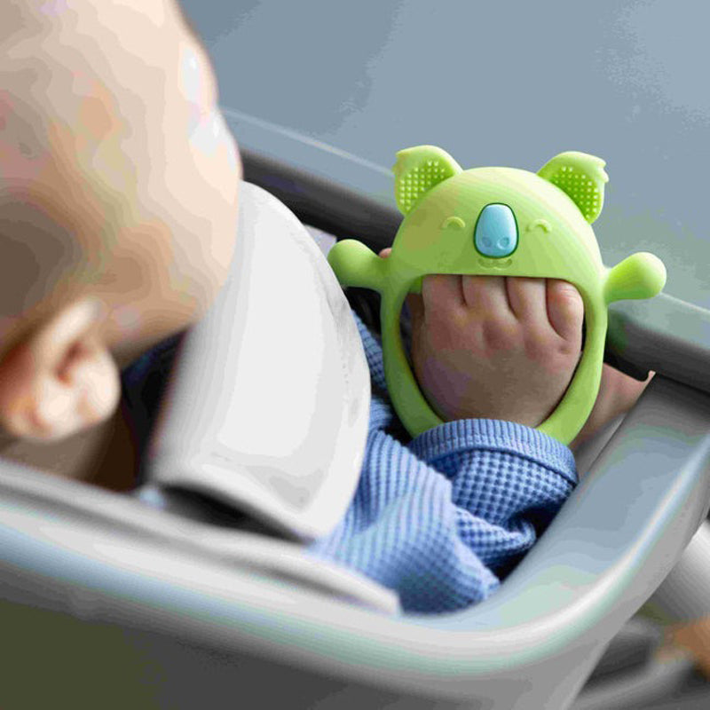 Nuby Mini Wrist Grip Teething Mitten – Koala