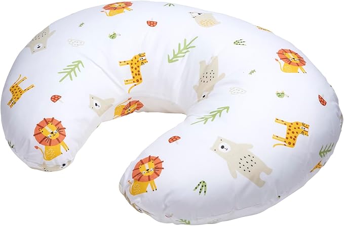 Cuddles Collection Nursing Pillow – 4-in-1 Breastfeeding Support, Tiger Kingdom