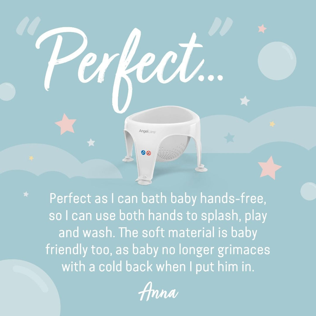 Angelcare Soft Touch Bath Seat - Grey