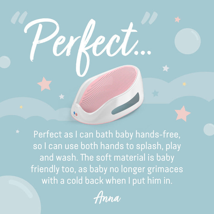 Angelcare Soft Touch Bath Support - Pink