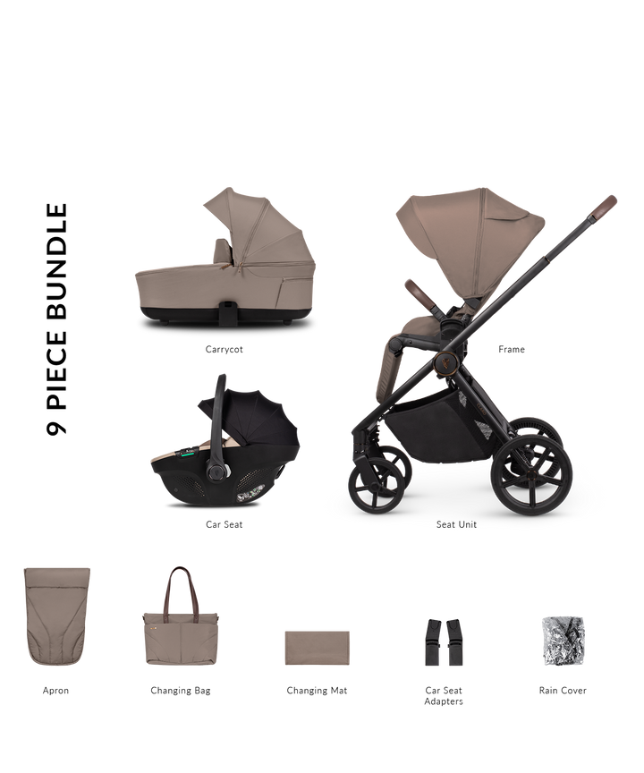 Venicci Claro 2 Travel System - Almond