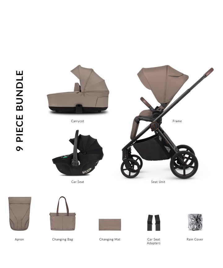 Venicci Claro 2 Travel System - Almond