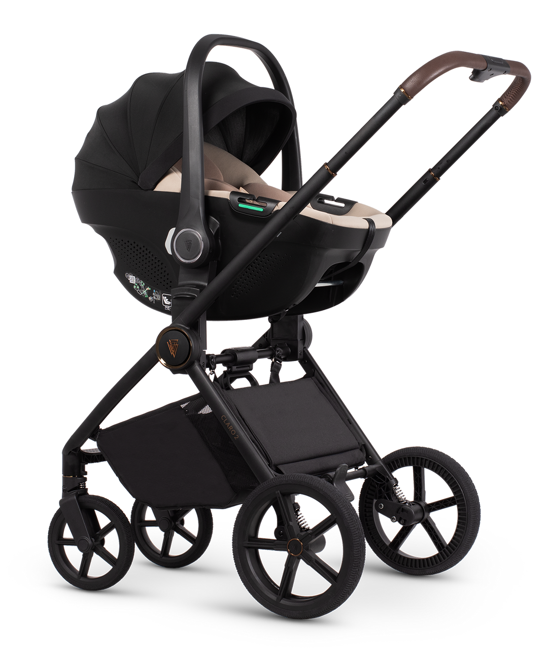 Venicci Claro 2 Travel System - Almond