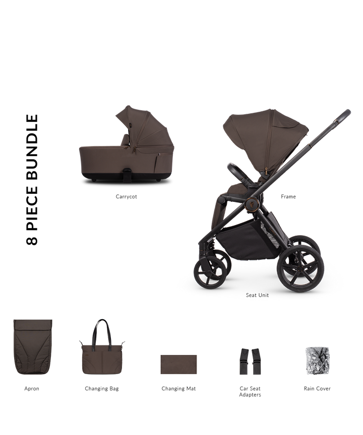 Venicci Claro 2 Travel System - Chocolate
