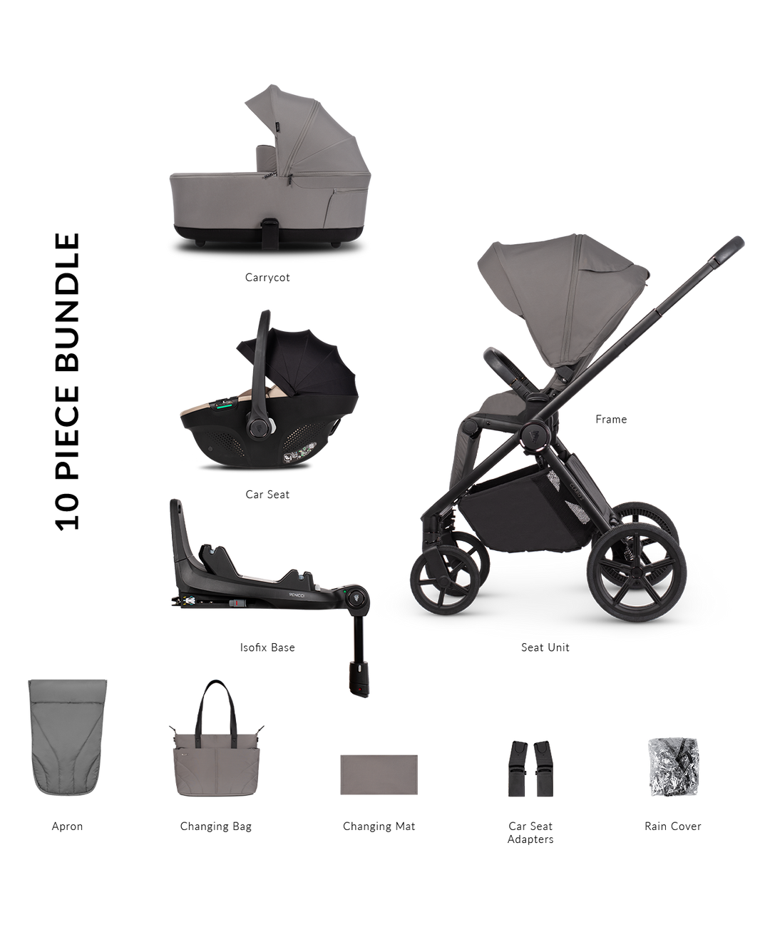 Venicci Claro 2 Travel System - Fog