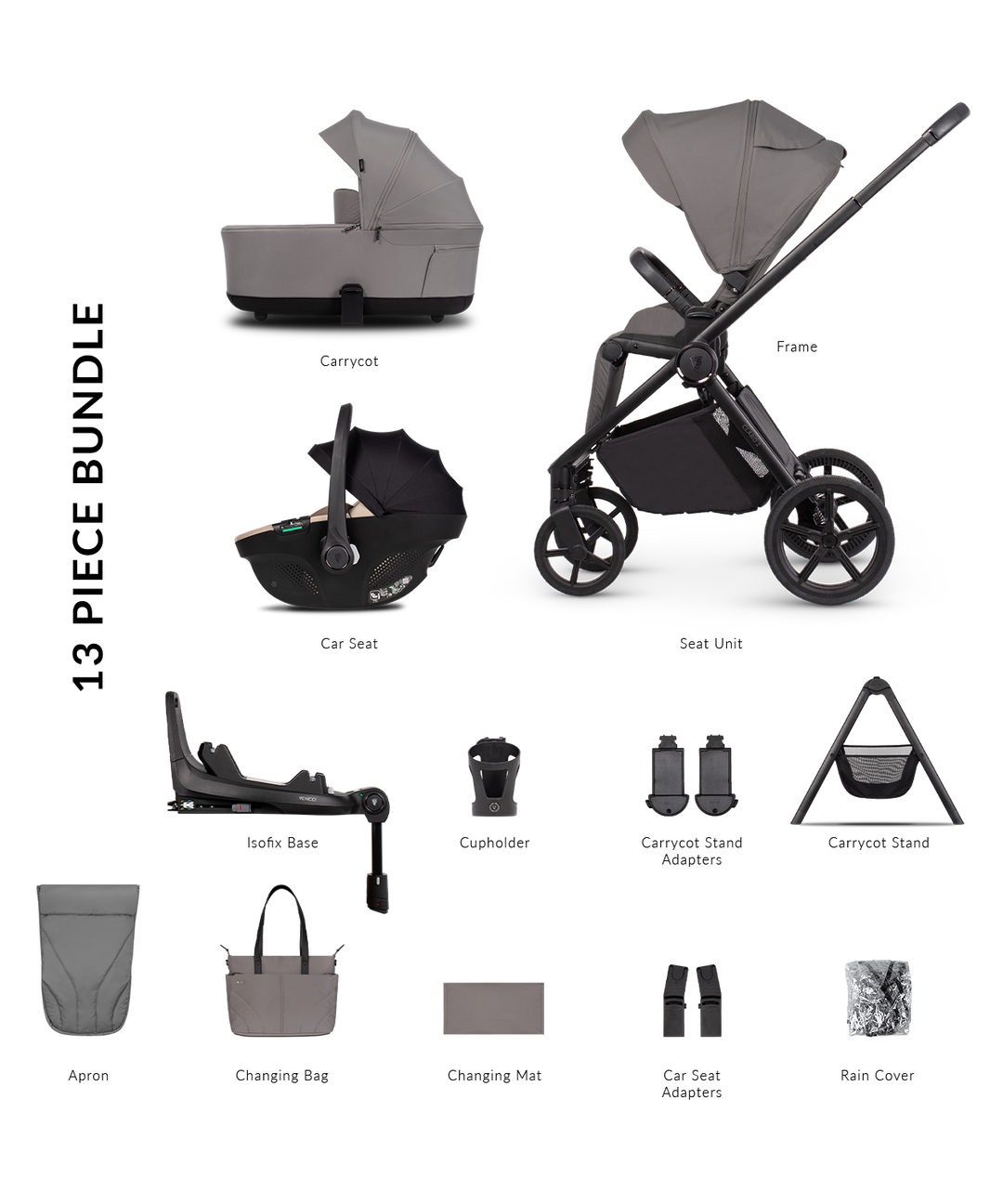 Venicci Claro 2 Travel System - Fog