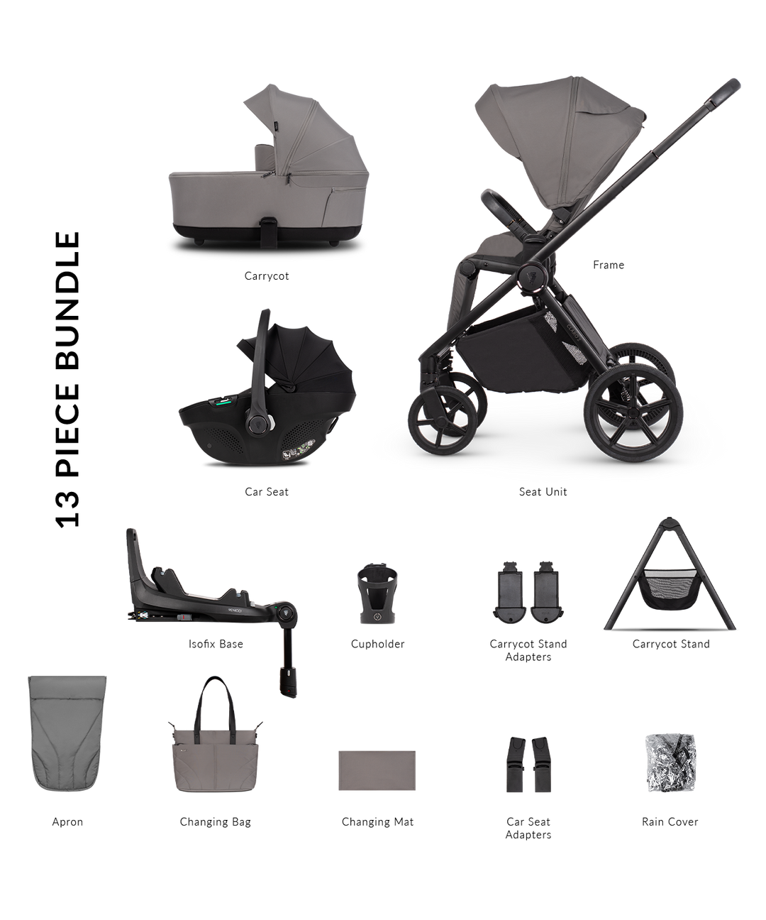 Venicci Claro 2 Travel System - Fog