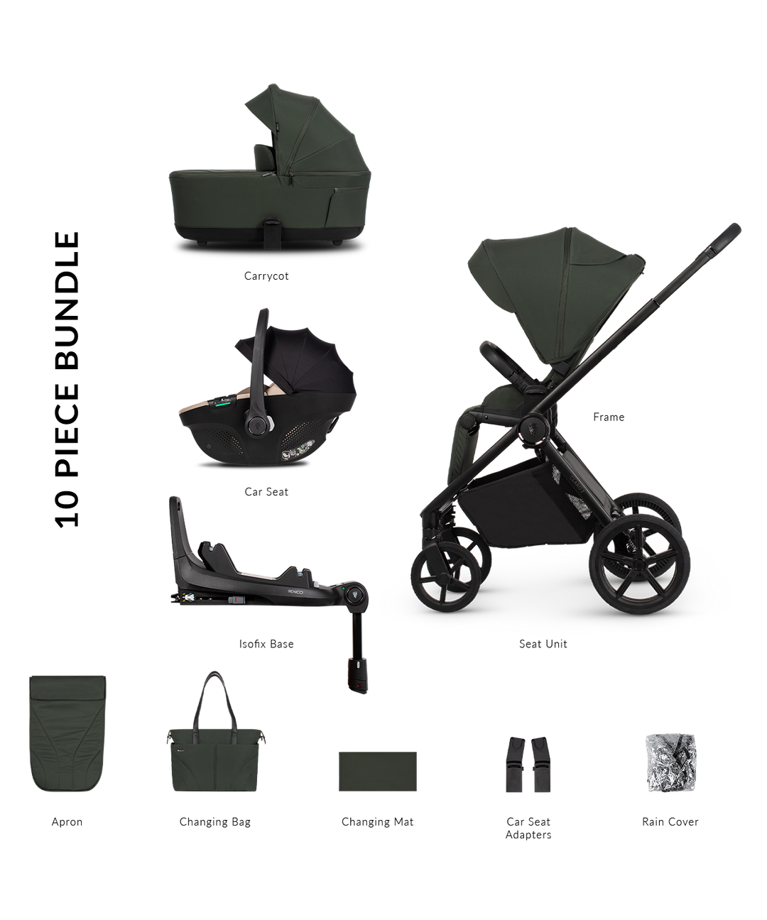 Venicci Claro 2 Travel System - Forest