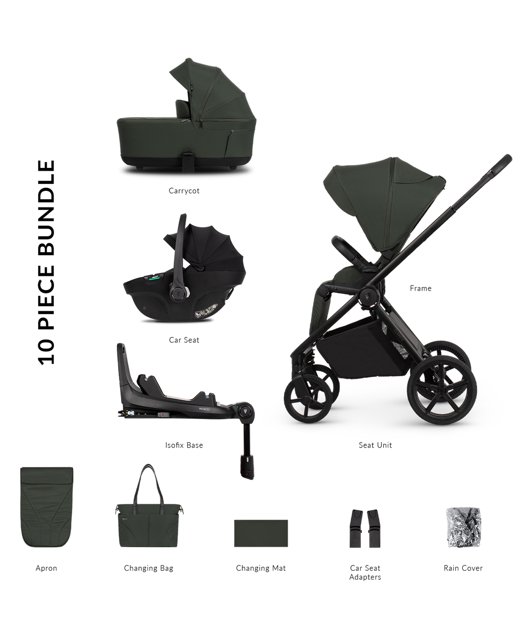 Venicci Claro 2 Travel System - Forest