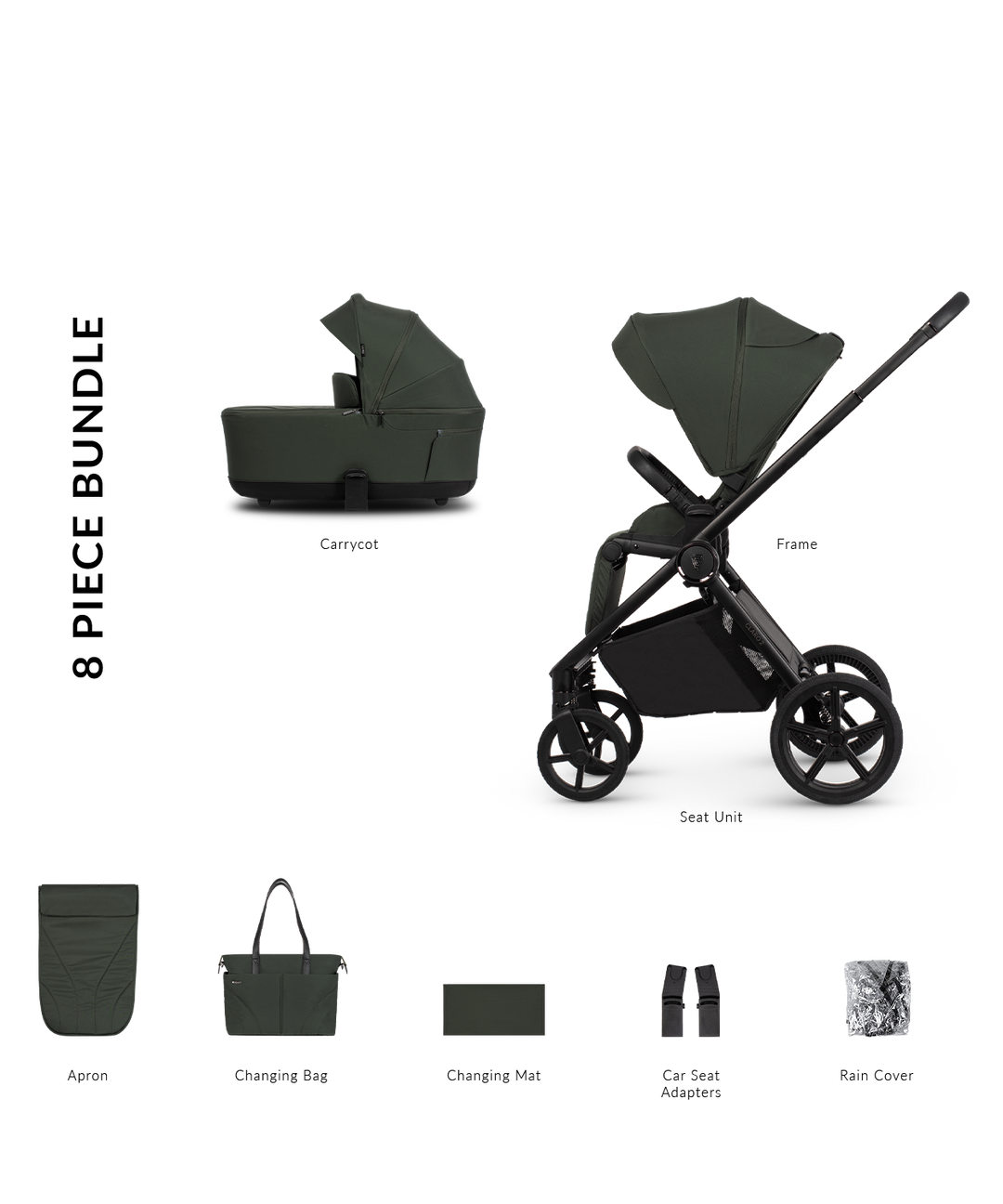 Venicci Claro 2 Travel System - Forest