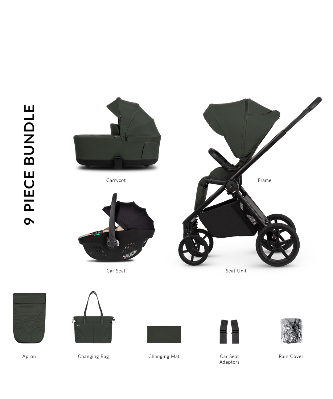 Venicci Claro 2 Travel System - Forest