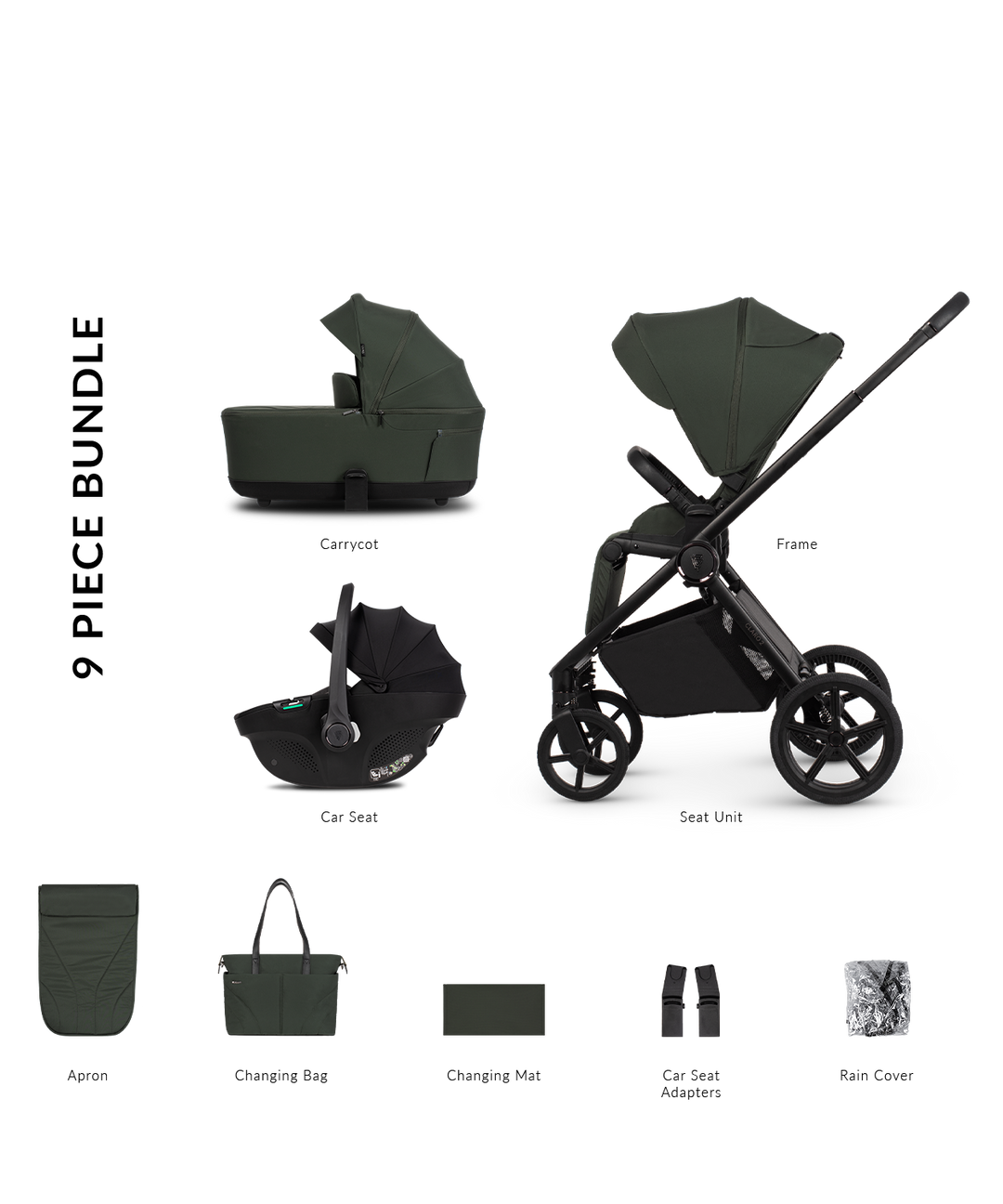 Venicci Claro 2 Travel System - Forest