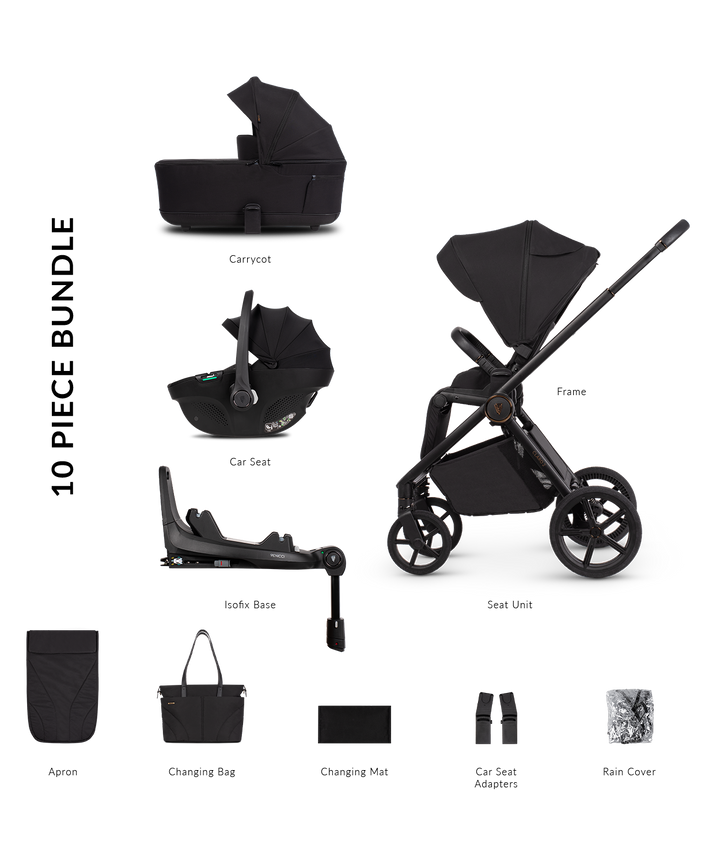 Venicci Claro 2 Travel System - Noir