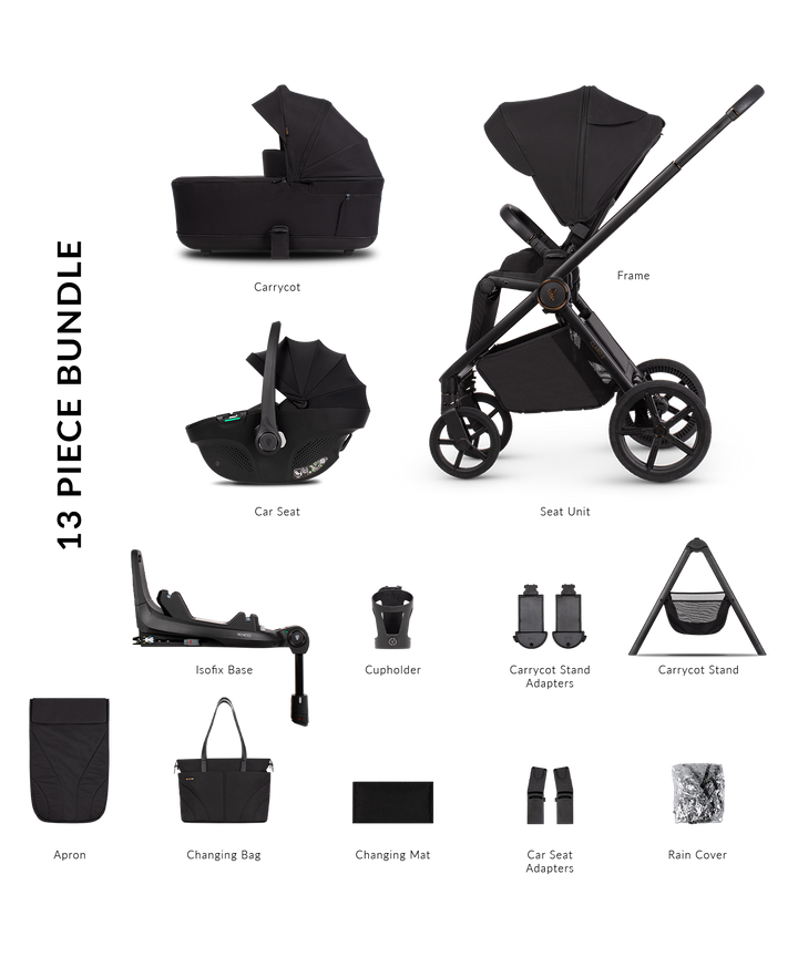 Venicci Claro 2 Travel System - Noir