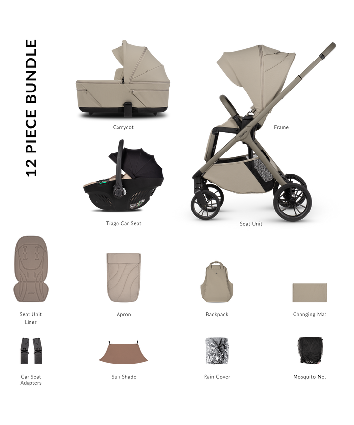 Venicci Tila Travel System - Latte