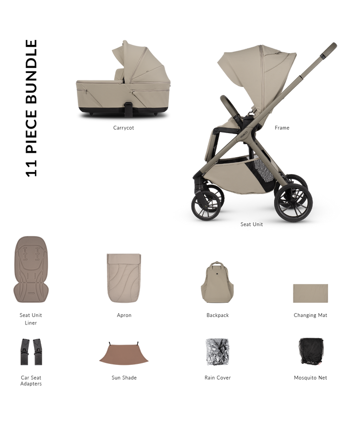 Venicci Tila Travel System - Latte