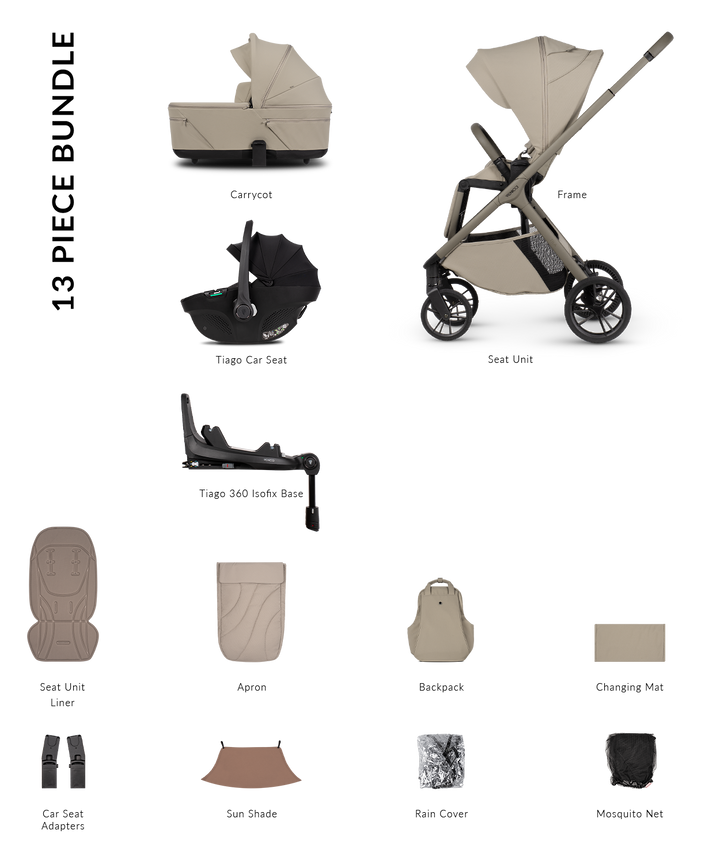 Venicci Tila Travel System - Latte
