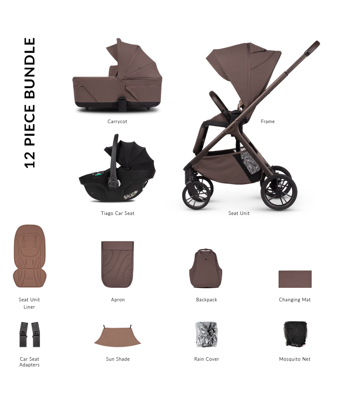 Venicci Tila Travel System - Noce