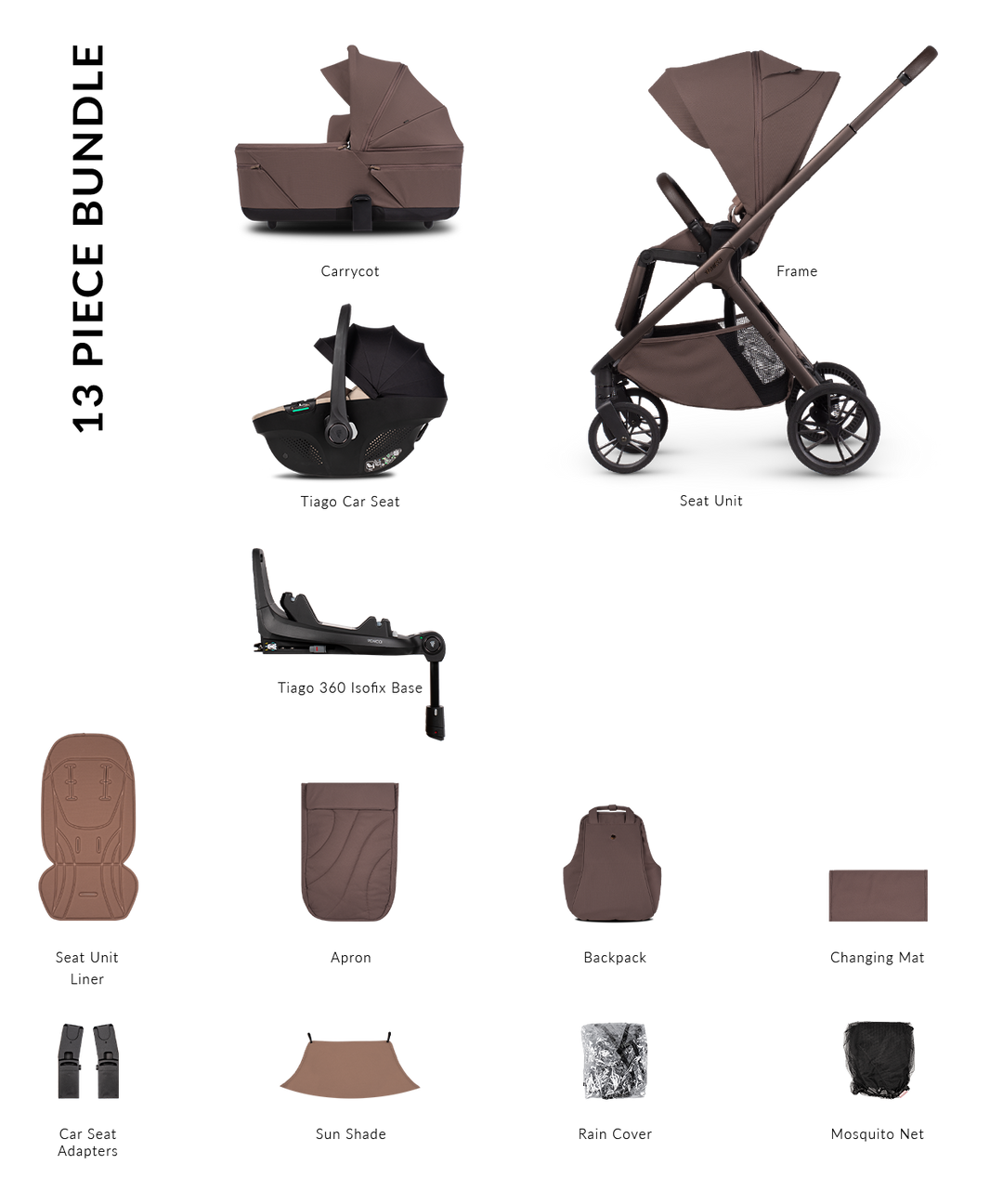 Venicci Tila Travel System - Noce