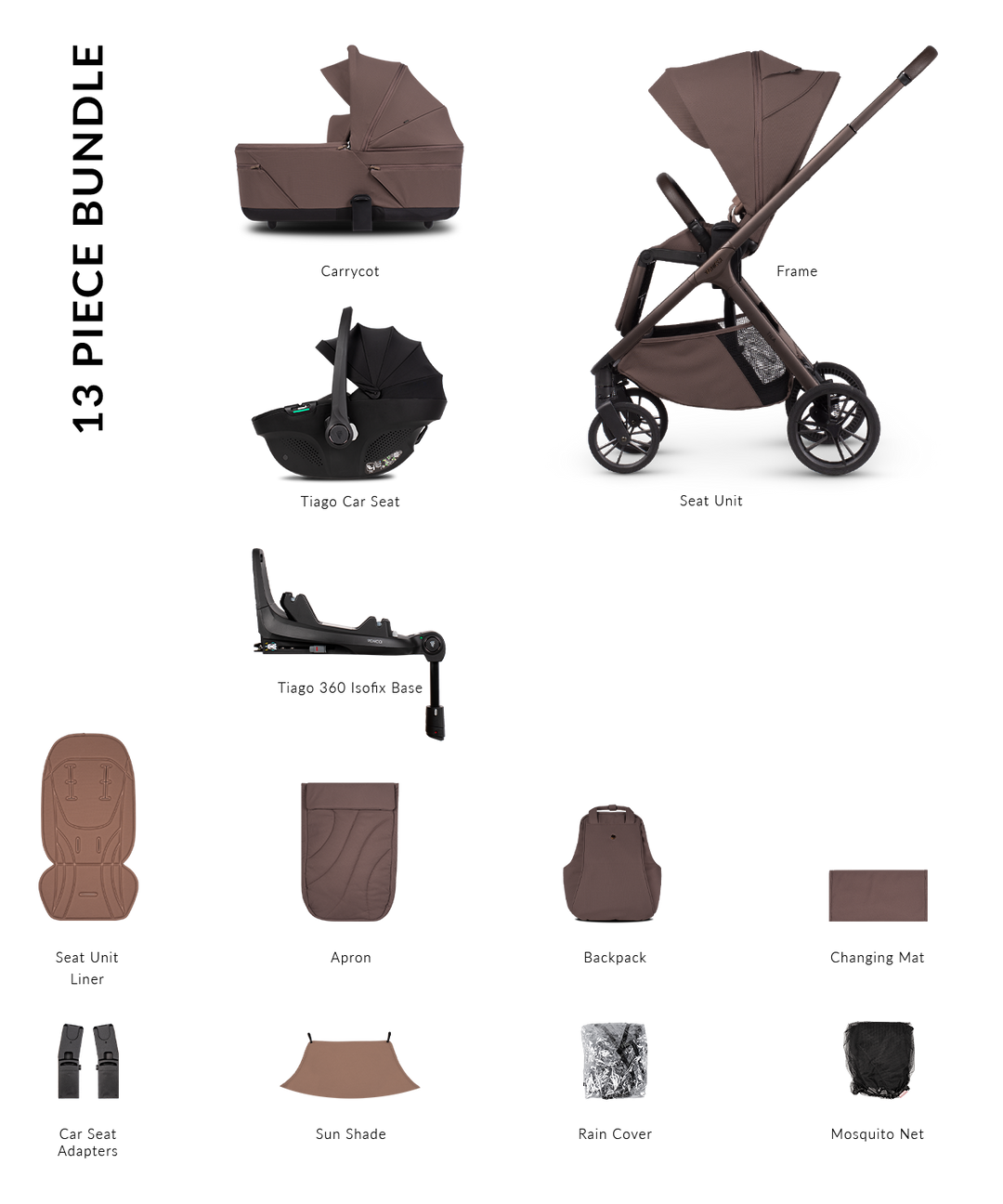 Venicci Tila Travel System - Noce