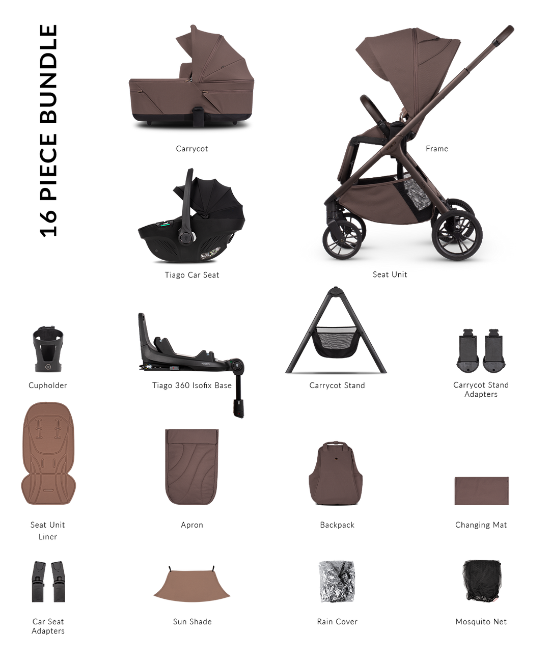 Venicci Tila Travel System - Noce