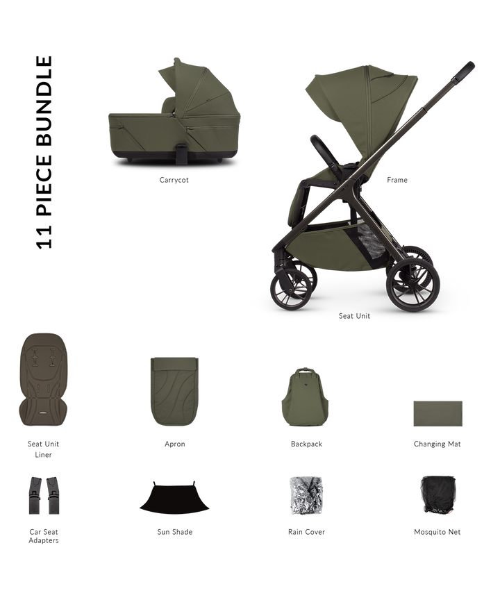 Venicci Tila Travel System - Olive