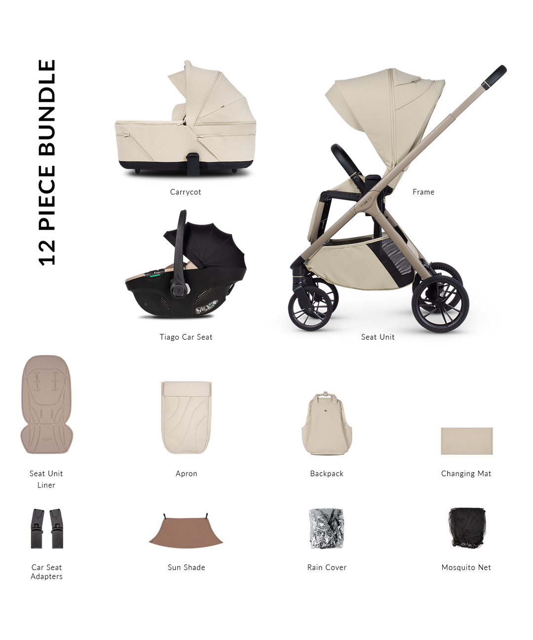 Venicci Tila Travel System - Sabbia