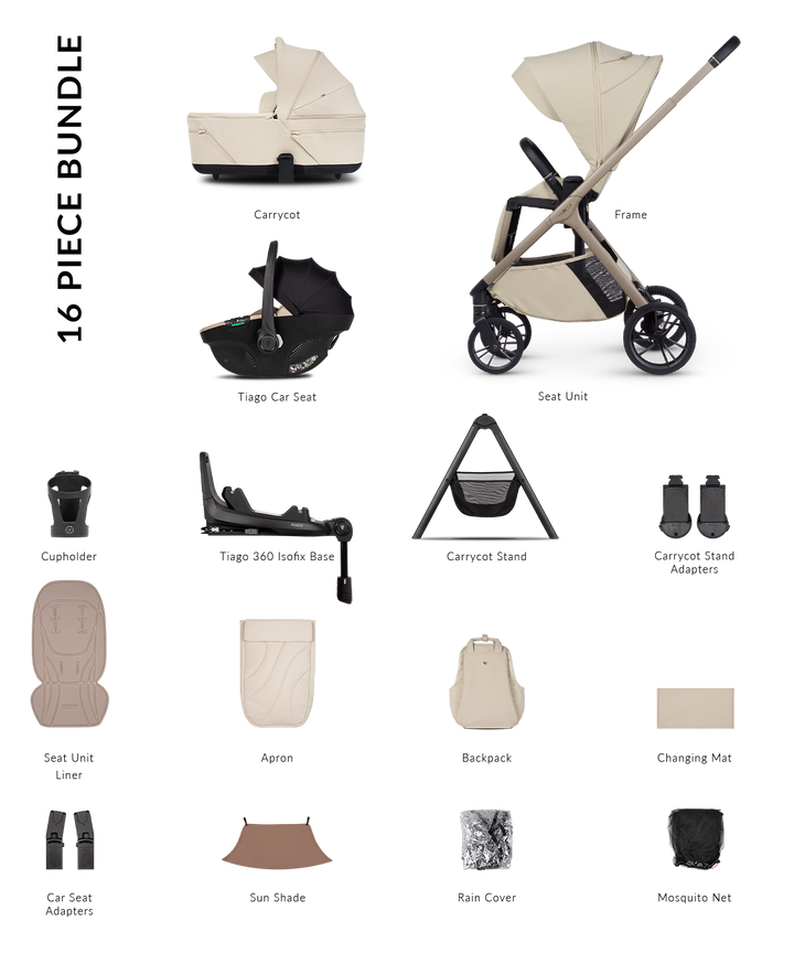 Venicci Tila Travel System - Sabbia