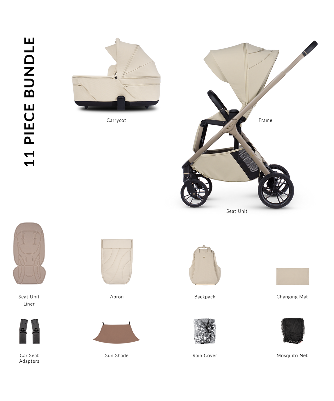 Venicci Tila Travel System - Sabbia