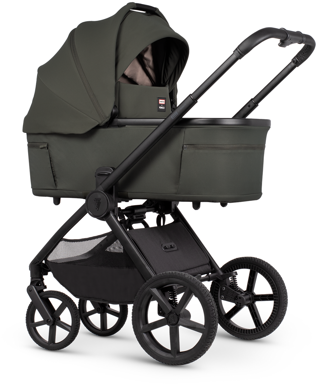 Hunter x Venicci Upline 3 Dark Olive Pram