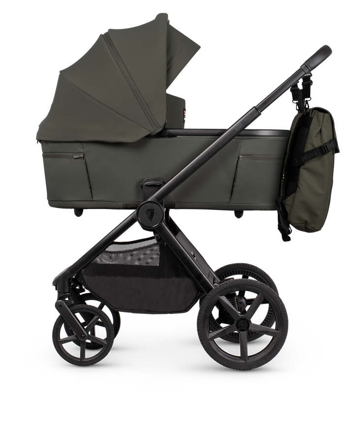 Hunter x Venicci Upline 3 Dark Olive Pram