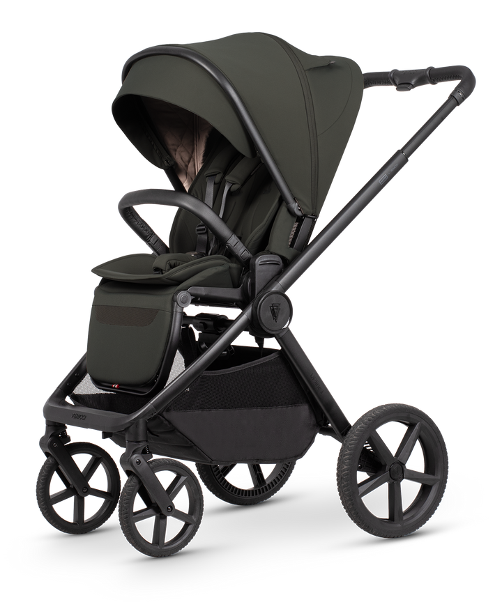 Hunter x Venicci Upline 3 Dark Olive Pram