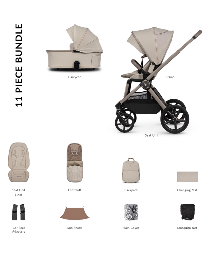 Venicci Upline 3 Travel System - Pebble